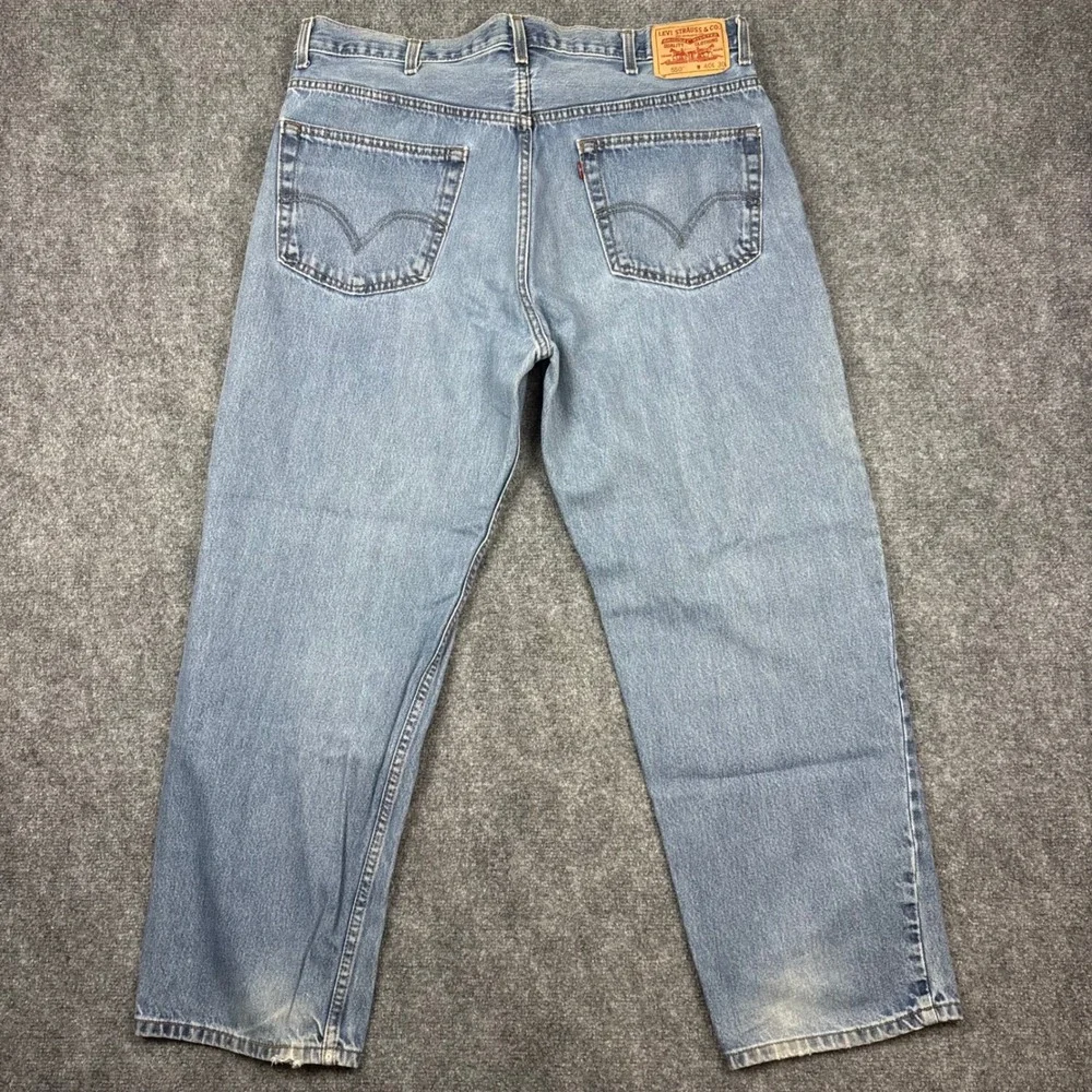 Levi's 550 Jeans Mens 40x30 Blue Relaxed Fit Tapered Leg Denim 0405